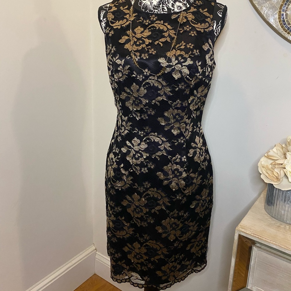 Hugo Buscati Lace overlay dress